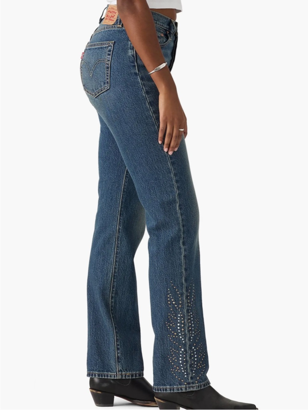 P NWT Brand New Women's Levi's 501 Curve High Waist Straight Leg Denim Jeans